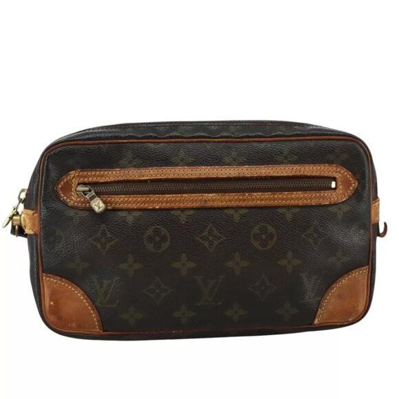 LOUIS VUITTON Monogram Marly Dragonne GM Clutch Bag - Picture 3 of 15